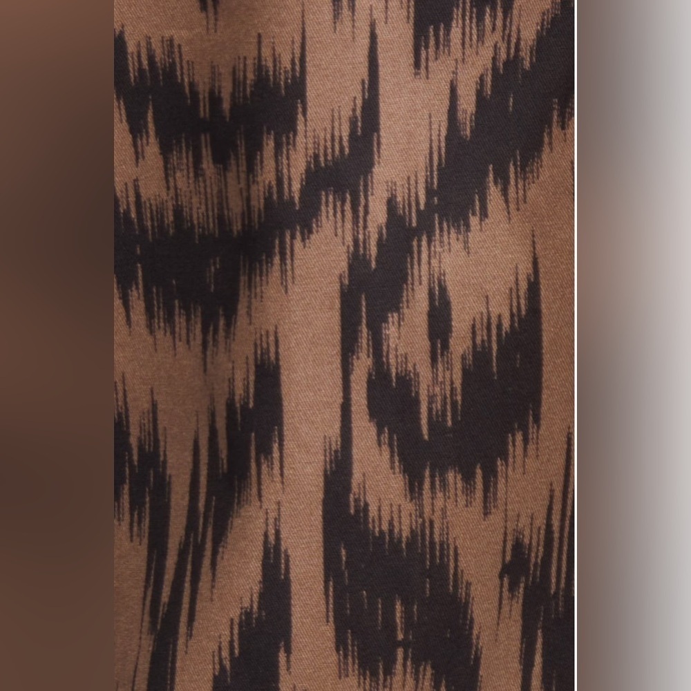 Wit & Wisdom Brown/Black Patterned Women's Top Size XS - Picture 4 of 15